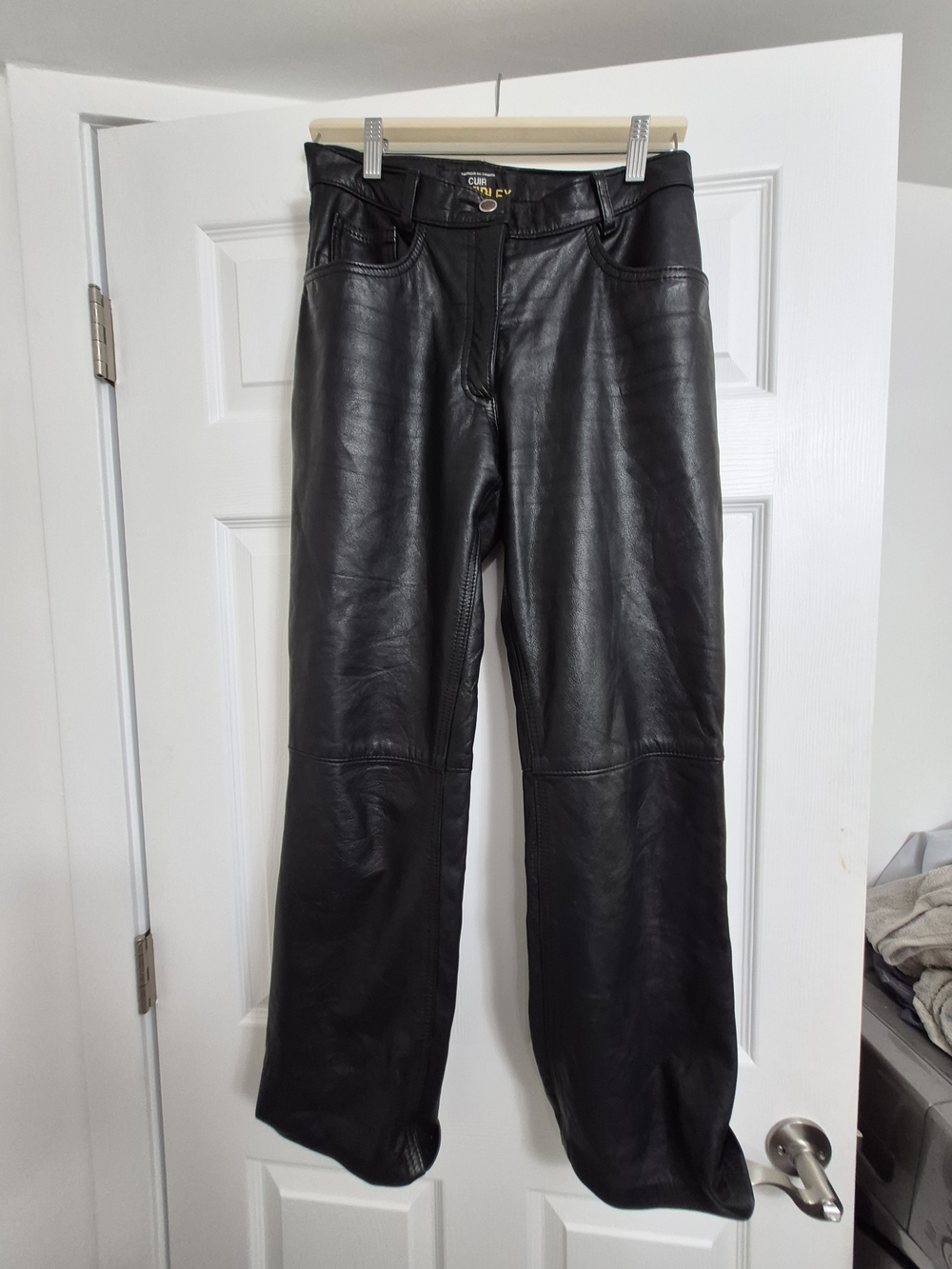 Black Leather Pants